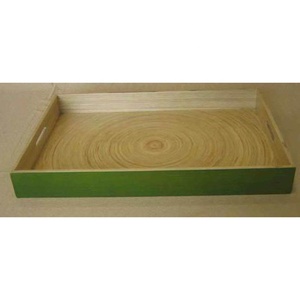 ถาดเสิร์ฟไม้ไผ่เคลือบเงาทำมือรักษ์โลกจากเวียดนาม - Product Image 3