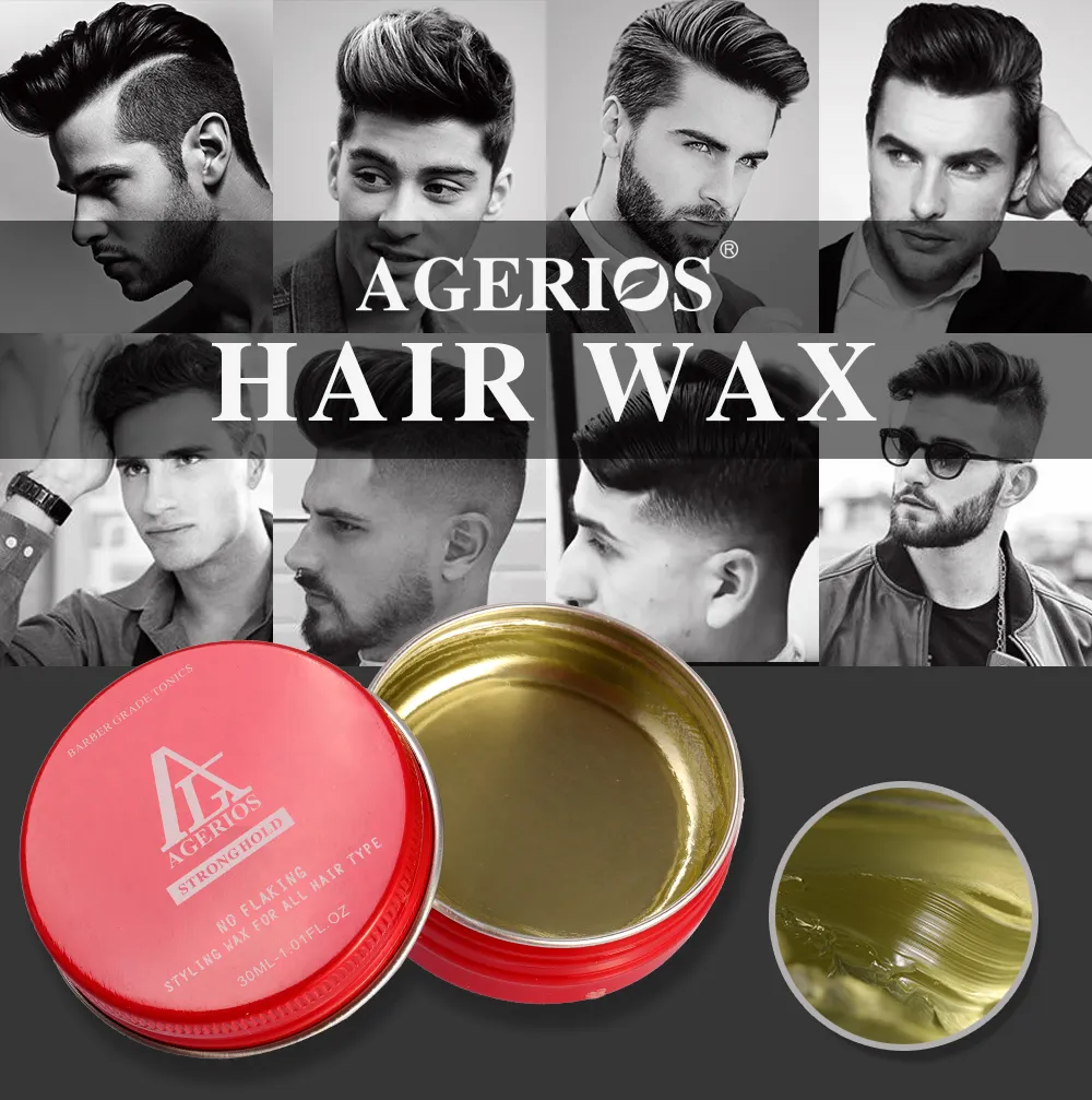 Super Strong Hold Hair Wax Mens Hair Styling Products Hair Gel Strong Hold