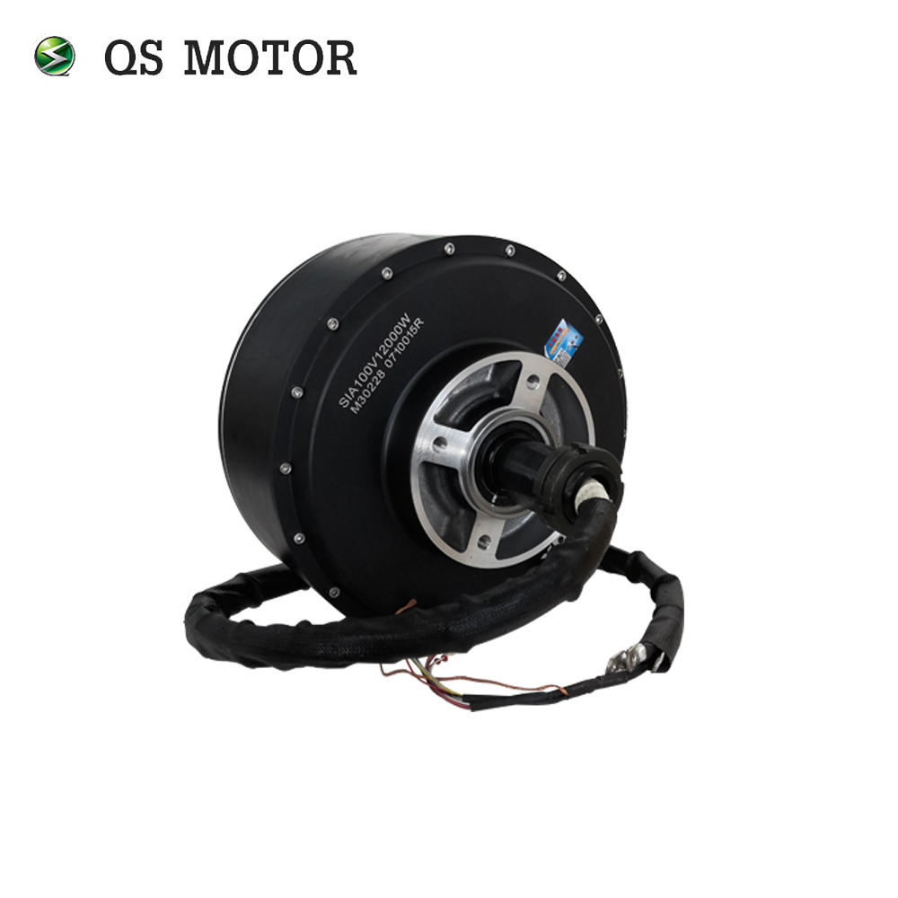 QS MOTOR High Power 10kW 60H V3 E Car Hub Motor for 100KPH TOP Speed