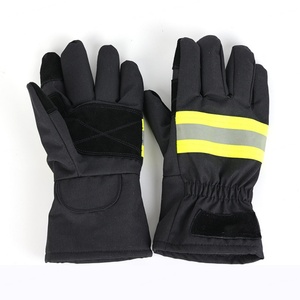 Guantes de Seguridad para Bombero AmpsafeX 2-C, Material de Aramida, Resistentes al Desgaste, Aislantes, Reflectantes, Antideslizantes, Largos - Product Image 3