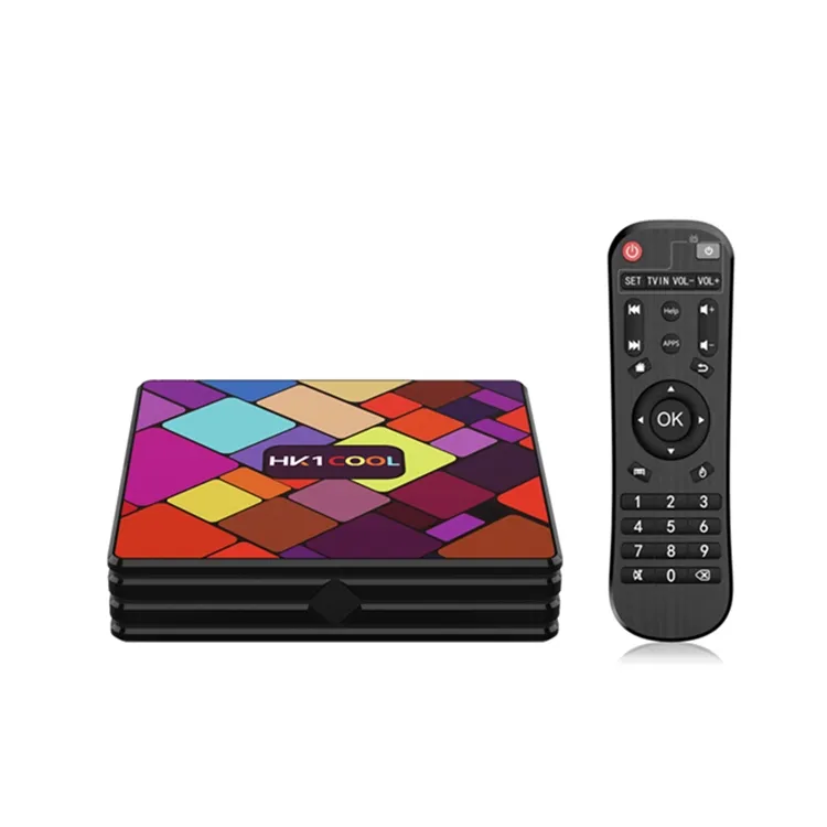 Newest TV Box HK1 Cool Rockchip RK3318 Quad Core Dual Band Wifi 4K Hd Android Box TV 4K Set Top Box Can OEM Logo Packaging