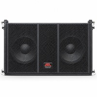 Subwoofer professionnel JSL à double haut-parleur de 12 pouces, 550 W RMS, 2400 W de crête, 8 ohms, haut-parleur audio passif