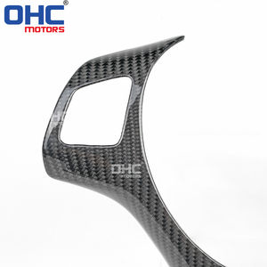 Couvercle de bouton de commande de volant en Fiber de carbone pour <span class=keywords><strong>BMW</strong></span> <span class=keywords><strong>320i</strong></span> 335i e90 e91 e92 e93 m3 série 3 coupé Sedan - Product Image 4