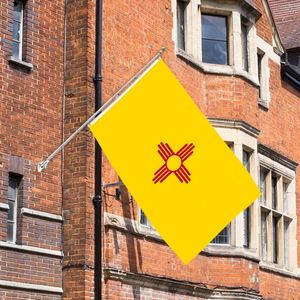 Drapeaux du Nouveau-Mexique en gros 3x5 pieds, polyester 68D/100D, personnalisation de toutes les nations, expédition rapide, fournisseur fiable, livraison rapide - Product Image 6