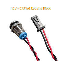 Kabel Ekstensi Servo A2543 M10, Konektor 2 Pin Jantan Betina, Kabel Harness 24AWG