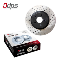 5171225010 Disque de frein avant ventilé percé et fendu/Rotor de frein 241mm sans poussière et durable pour Hyundai