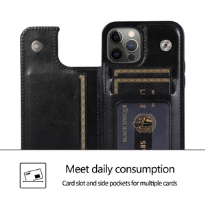 Étui portefeuille antichoc en cuir avec porte-cartes pour iPhone 17 Pro Max et <span class=keywords><strong>Samsung</strong></span> S26 26 Ultra - Product Image 3