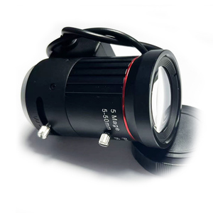 Lente <span class=keywords><strong>Varifocal</strong></span> BOSHI Silk HD 5MP 5-50mm con Montura <span class=keywords><strong>CS</strong></span>, Iris Automático F1.6, Corrección IR, Distancia Focal Trasera de 12.7-15.7mm, Seguridad, LPR, Tráfico - Product Image 1