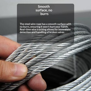 Câble plat en acier inoxydable compacté et sertissable, câble en acier inoxydable 7x7 7x19 8mm 10mm 12mm pour <span class=keywords><strong>toiture</strong></span> et <span class=keywords><strong>ligne</strong></span> <span class=keywords><strong>de</strong></span> <span class=keywords><strong>vie</strong></span> verticale - Product Image 2