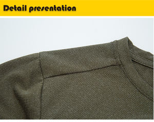 T-shirt en polyester pour homme en gros, manches courtes, tissu uni, léger, respirant, à séchage rapide, haut de sport pour - Product Image 6