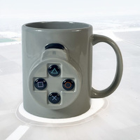 Performance d'isolation thermique personnalisée Console de jeu chaude thème contrôleur en céramique tasse créative bureau tasse à eau