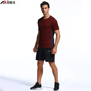 Akilex Custom Latest Design High Quality Quick Dry Fitted Home Gym Set Compression Base-Layer Mens Gym Set