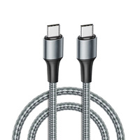 Câble de charge rapide USB C vers C, câble de synchronisation de données Type C, câble de chargeur haute vitesse pour téléphone Android, tablette, smartphone