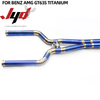 Système d'échappement en titane pour Mercedes Benz AMG GT63S 4.0T, section intermédiaire et terminale, silencieux à soupape électrique, tuyau d'échappement de voiture