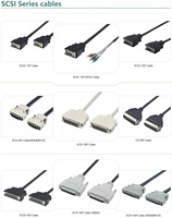 Câble scsi 20pin de haute qualité SCSI 20Pin câble mâle à mâle MDR avec capot ABS câble 1M 20Pin