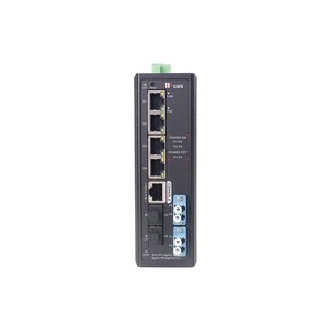 Commutateur Gigabit Bypass avec 4 ports RJ45 10/100/1000M et 2 ports SFP Uplink 100/1000M en fibre, géré PoE pour utilisation en réseau - Product Image 3