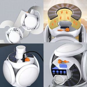 Lámpara Solar de Camping LED con Soporte de Piso Recargable con Batería de Litio para Uso en Exteriores, Iluminación para Mercados Nocturnos - Product Image 1