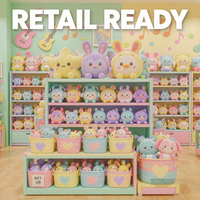 Jouets en peluche musicaux personnalisés OEM ODM, casque, batterie, microphone, piano, poupée en peluche, vente en gros, cadeau