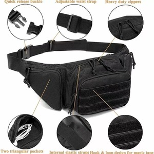 Riñonera Multifuncional Unisex para Deportes al Aire Libre, Impermeable, Estilo Militar, Correa Desmontable, Bolsa Táctica - Product Image 4