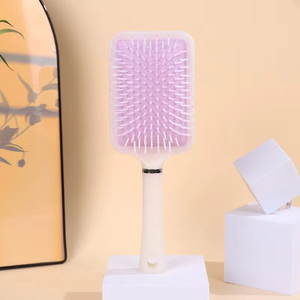 Pettine per Massaggio del Cuoio Capelluto e Styling dei Capelli con Perline a Ioni Negativi, Impugnatura Comoda, Non Cadre Facilmente, Appendibile, Pettine <span class=keywords><strong>da</strong></span> Casa - Product Image 1