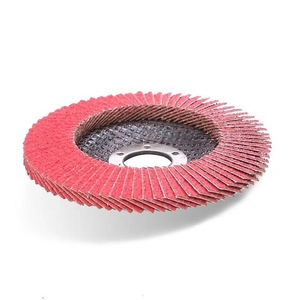 Disque à lamelles en céramique PMS 125mm disque de meulage Type 27 disque à lamelles abrasif plat pour meule abrasive en acier inoxydable - Product Image 4