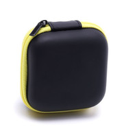 Boîte de rangement rigide étanche pour écouteurs, Mini câble d'écouteurs, étui rond de protection pour écouteurs, sac de pièces de monnaie Portable