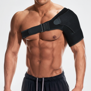 Manchon de compression d'épaule en néoprène prêt à expédier, attelle de soutien de la coiffe des rotateurs avec couleur personnalisée, design antidérapant et respirant - Product Image 1