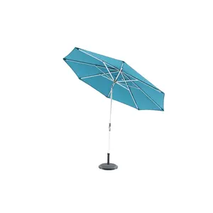 The popular all-aluminium double cloth patio umbrella that allows multiple people to take shelter from the rain