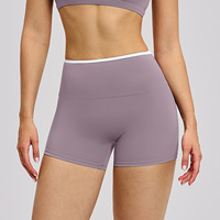 Shorts de course et de cyclisme pour femmes BAIME, ajustés, taille haute, séchage rapide