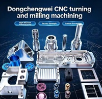 Pièce de service d'usinage cnc personnalisée OEM anodisation pièces de tournage de précision en métal laiton aluminium acier inoxydable