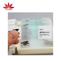 11 items plant, insect and histology synthesized microscope prepared slides For school education