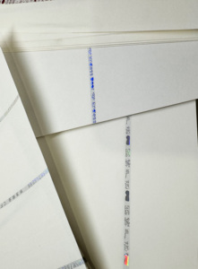 <span class=keywords><strong>Cartón</strong></span> Estucado Chaofa 75% Algodón 25% Lino con Patrón Esqueletizado para Impresión Offset y Proyectos Personalizados - Product Image 3