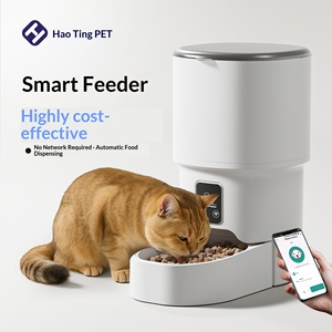 宠物智能自动喂食器 4L 智能手机定时定量远程多插头猫狗盆涂鸦APP - Product Image 2