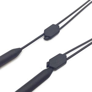 <span class=keywords><strong>Cordon</strong></span> de <span class=keywords><strong>lunettes</strong></span> réglable à la mode - Gel de silice <span class=keywords><strong>transparent</strong></span> et caoutchouc 295-195 mm - Product Image 3