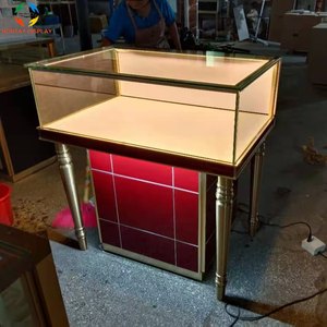 Thương mại kim cương tủ nhà máy bán hàng trực tiếp Tempered Glass Key khóa trang sức hiển thị armoire cho trung tâm mua sắm truy cập - Product Image 2