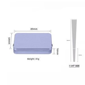 Food Grade Cr <b>Lock</b> Child Proof Tin Metal <b>Box</b> Rectangle Hinge Lid Child Resistant Tin Can <b>Box</b> Metal Container Tin Can <b>Box</b> - Product Image 4