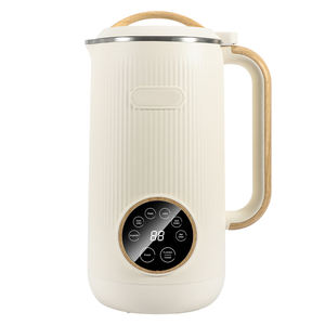 600ML Mini <span class=keywords><strong>cuiseur</strong></span> à <span class=keywords><strong>soupe</strong></span> mélangeur chauffant Machine à soja lait de soja à base d'usine de lait de noix de vagan fabricant automatique de lait de soja - Product Image 1