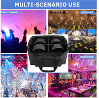 Sac de rangement étanche en toile avec fermeture éclair IAF, idéal pour 4 projecteurs LED mobiles, parfait pour les fêtes et mariages - Offre Spéciale
