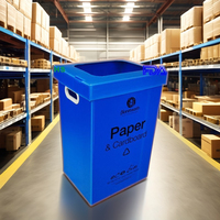 Boîte de rangement pliable en plastique alvéolaire, pour déménagement, étanche, résistante à la corrosion, recyclable, en PP, grande taille, pour produits ménagers