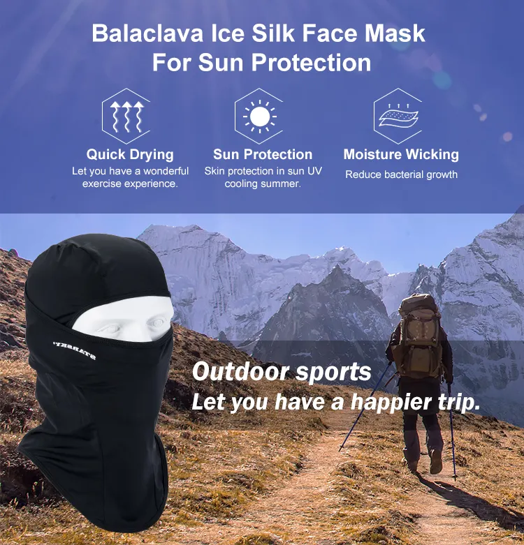 לוגו מותאם אישית הסוואה חיצונית פנים מלאה יבש מהיר טקטי מסיכת סקי בלקלווה אופנוע הגנה מפני השמש הגנת UV עמיד לרוח