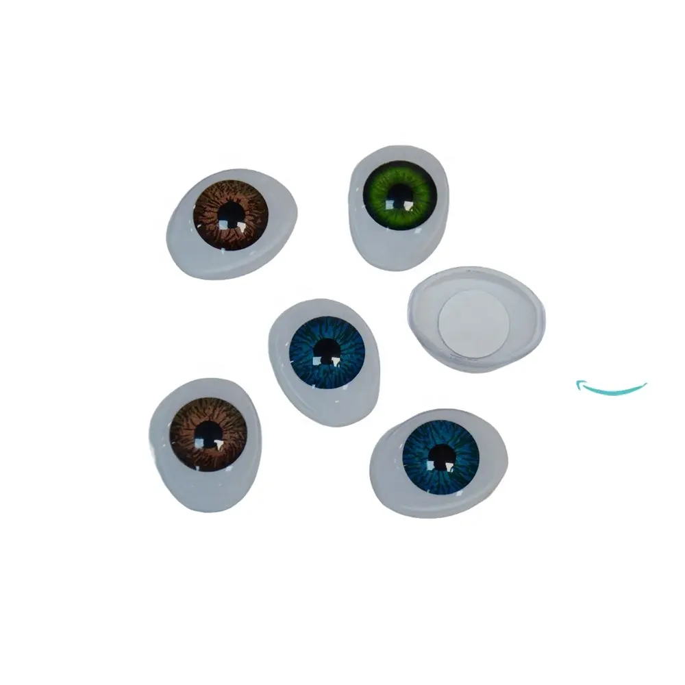 Segurança Olhos Boneca Olhos Eco-friendly Material Plástico Personalizado Atacado Round Oval Olhos Para Bonecas