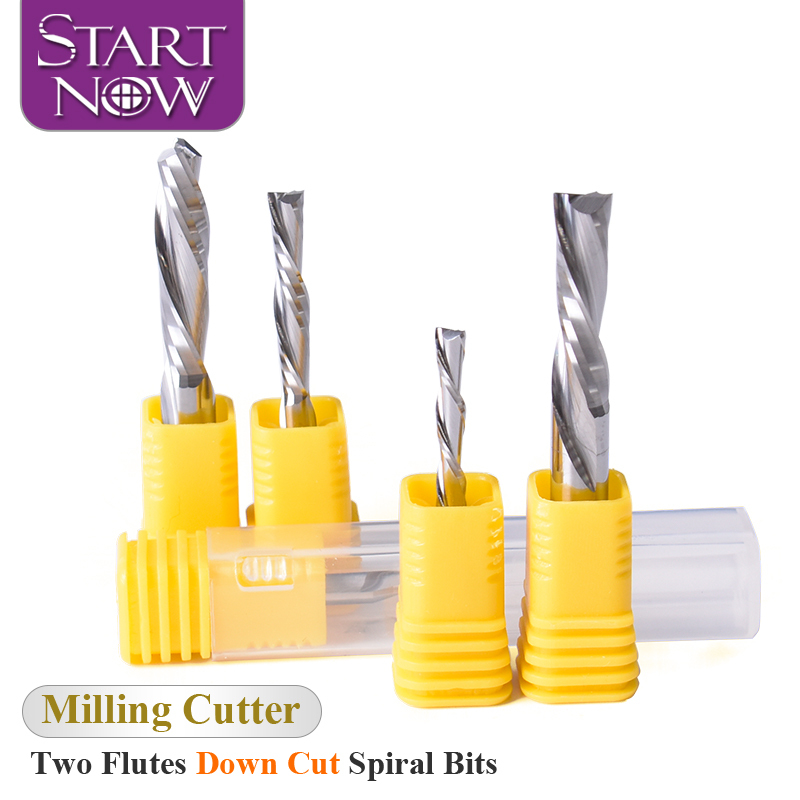 Startnow Milling Cutters Tungsten Carbide Two