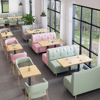 Nouvelle conception de mobilier de luxe pour restaurants commerciaux, cafés, tables, chaises, ensembles de salle à manger pour restaurants