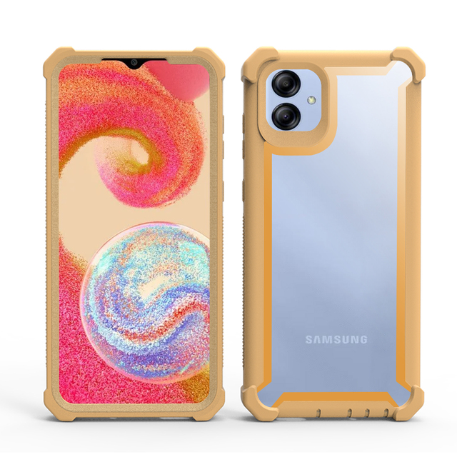 Full Cover case for Samsung Galaxy A04 Screen Protect Phone case TPU+PC Shock Proof Cell Phone case for Samsung