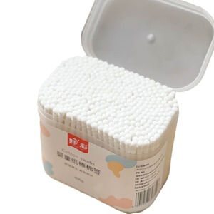 Cotons-tiges pour bébé Miaocai, 400 pièces, double extrémité, pour le nettoyage des oreilles et du nez, design antidérapant - Product Image 1