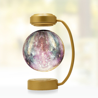 Lumière de Lune à Lévitation Magnétique Boule de Ciel Étoilé Flottant Protection des Yeux Veilleuse Nouveauté Cadeaux Lampe de Lune Flottante