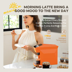 Machine à <span class=keywords><strong>café</strong></span> expresso automatique, pompe 19 bars, chauffage rapide NTC, 4 en 1, capsules, réservoir de 800 ml - Product Image 1