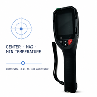 Caméra thermique infrarouge portative, testeur de résistance de contact, haute précision 0,1%, protection IP67 pour connexion de câbles métalliques