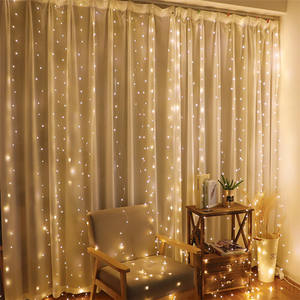 300 LED lampe convexe perles <span class=keywords><strong>crochet</strong></span> et rideau lumières extérieur <span class=keywords><strong>guirlande</strong></span> féerique fête mariage noël décorations prise USB - Product Image 4