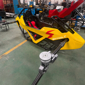 Aeronave eVTOL, coche volador eléctrico SKYVOLT, taxi aéreo tripulado ultraligero personal, vehículo aéreo de estructura abierta - Product Image 6